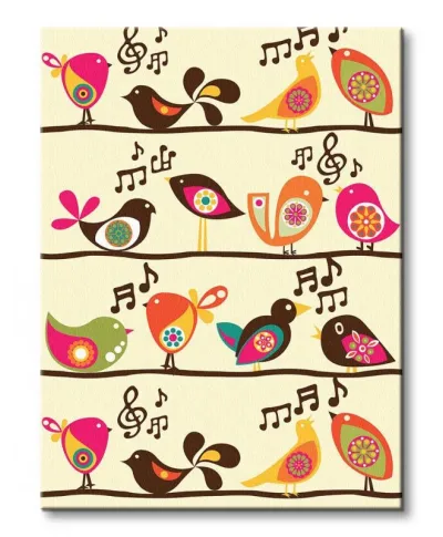 Singing Birds - Obraz na płótnie