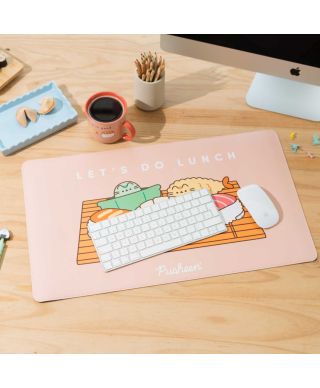 Pusheen Sushi Roll - podkładka pod myszkę z ekoskóry