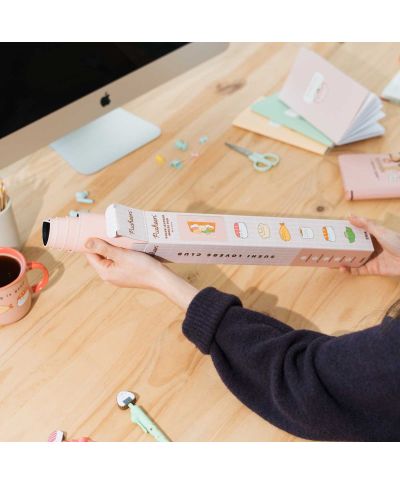 Pusheen Sushi Roll - podkładka pod myszkę z ekoskóry
