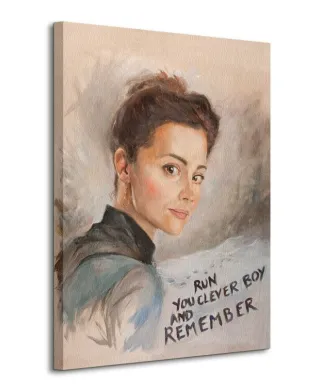 Doctor Who (Clara Painting) - Obraz na płótnie
