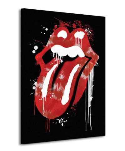 Rolling Stones (Graffiti Lips) - Obraz na płótnie