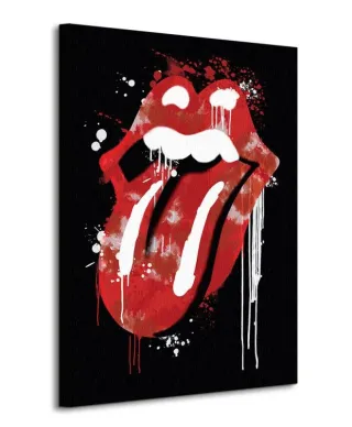 Rolling Stones (Graffiti Lips) - Obraz na płótnie