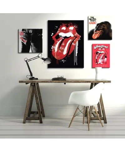 Rolling Stones (Graffiti Lips) - Obraz na płótnie