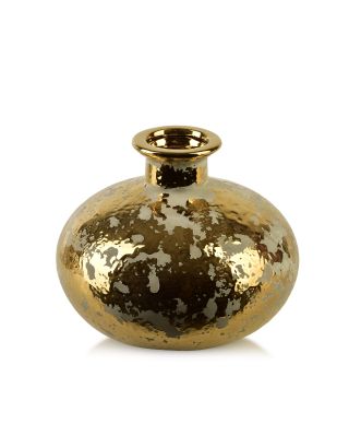 YARINE GOLD Wazon 14x6x15cm