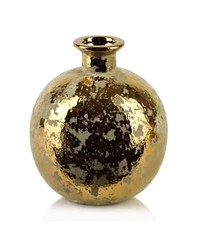 YARINE GOLD Wazon 16x6x16cm