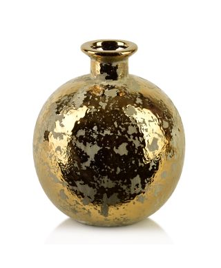 YARINE GOLD Wazon 16x6x16cm