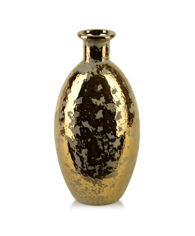 YARINE GOLD Wazon 14x6x31cm