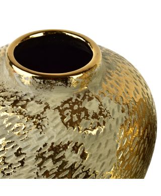 YARINE GOLD Wazon 20x9,5x25cm