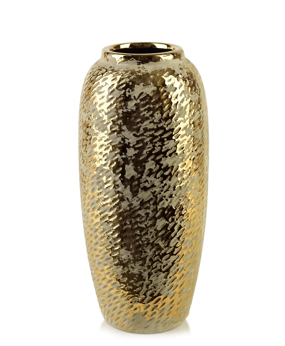 YARINE GOLD Wazon 9x15x34cm