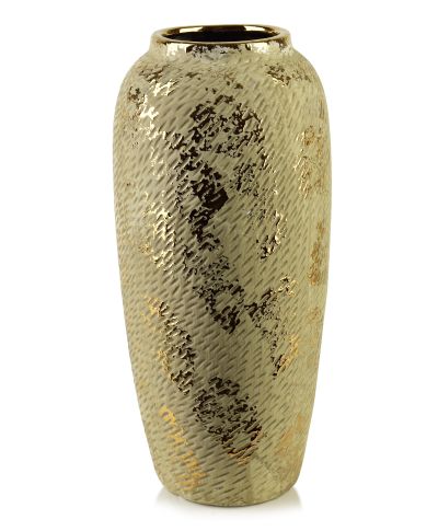 YARINE GOLD Wazon 16x10x39cm