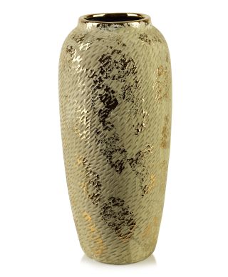 YARINE GOLD Wazon 16x10x39cm