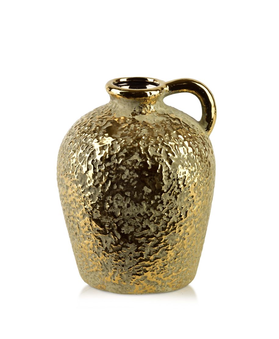 YARINE GOLD Wazon 7x16x24cm
