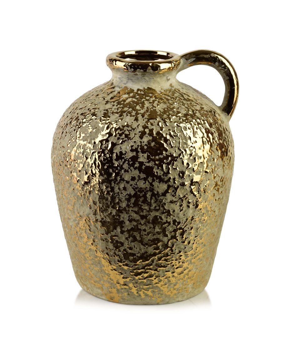 YARINE GOLD Wazon 22x9x29cm