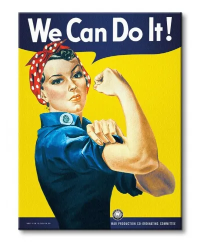 We Can Do It - Obraz na płótnie