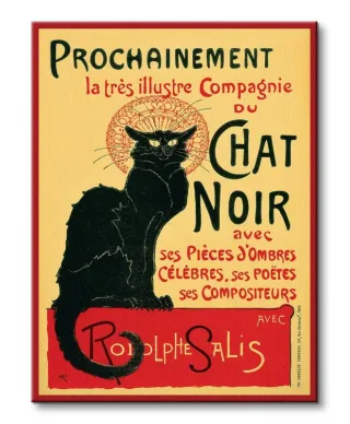Chat Noir - Obraz na płótnie