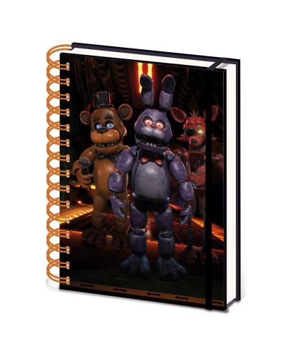 Five Nights At Freddy's - notes A5 kołozeszyt