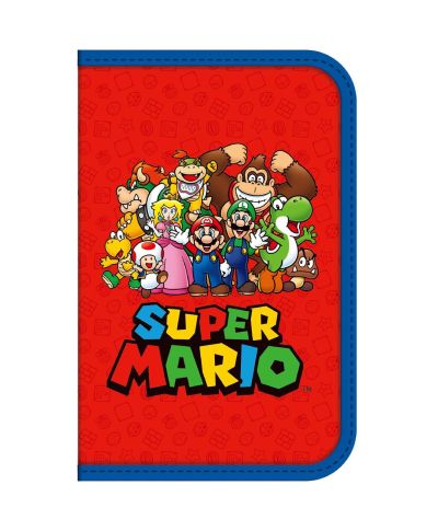 Super Mario Characters - piórnik z wyposażeniem