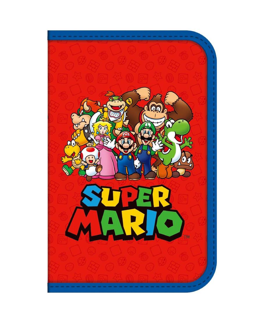 Super Mario Characters - piórnik z wyposażeniem