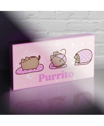 Pusheen - podświetlany obraz na płótnie