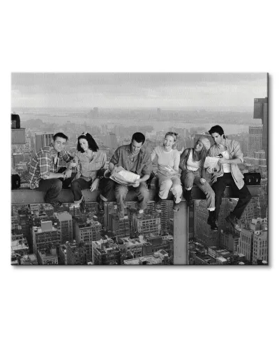 Friends (Lunch on a Skyscraper) - Obraz na płótnie
