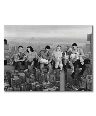 Friends (Lunch on a Skyscraper) - Obraz na płótnie