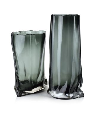 SERENITE Wazon 12x8x30cm szary