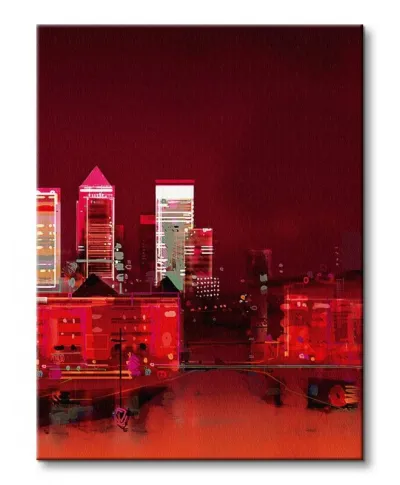 Canary Wharf - Obraz na płótnie