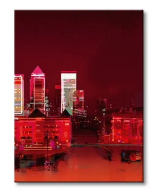 Canary Wharf - Obraz na płótnie