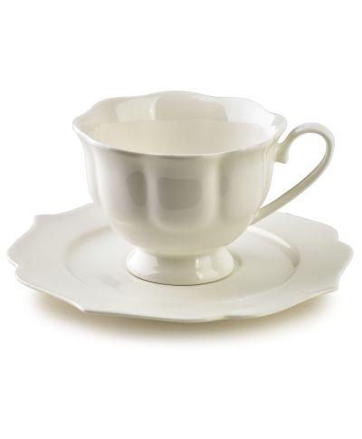 ISABELLE Komplet 6 filiżanek białych 200ml