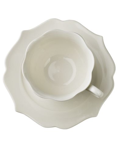 ISABELLE Komplet 6 filiżanek białych 200ml