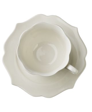 ISABELLE Komplet 6 filiżanek białych 200ml