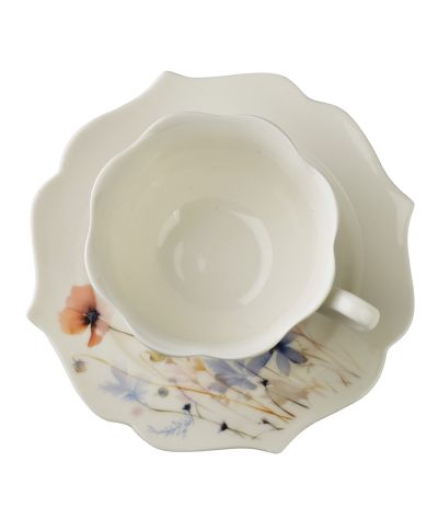 ISABELLE Komplet 6 filiżanek kwiaty 200ml