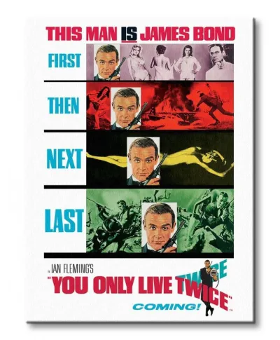 James Bond (You Only Live Twice - Teaser) - Obraz na płótnie