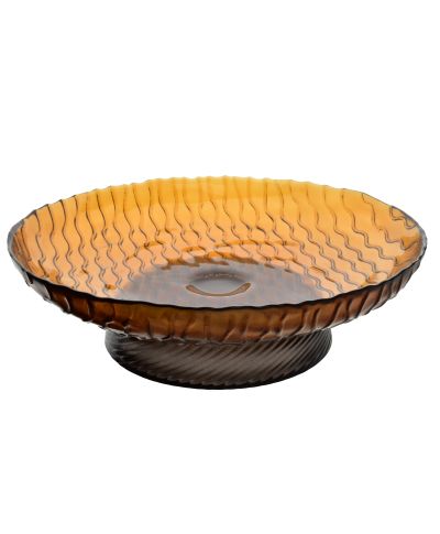 DAZ GLASS Patera na nodze 29,5x29,5x8,5cm