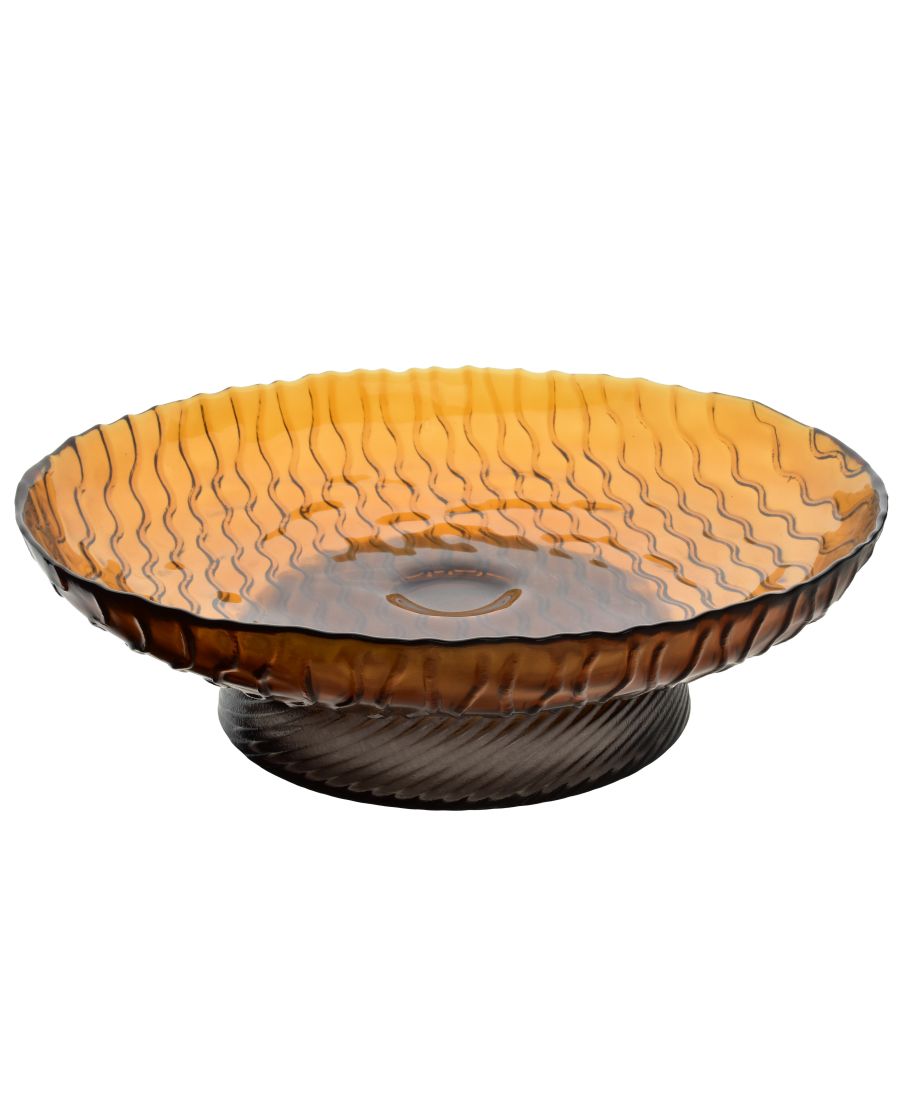 DAZ GLASS Patera na nodze 29,5x29,5x8,5cm