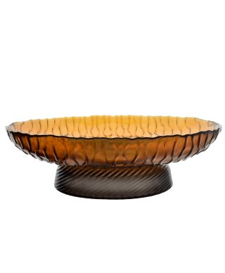 DAZ GLASS Patera na nodze 29,5x29,5x8,5cm