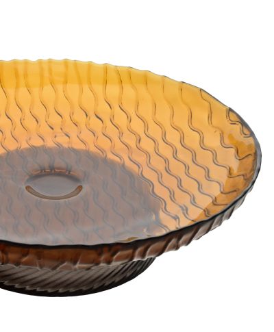 DAZ GLASS Patera na nodze 29,5x29,5x8,5cm