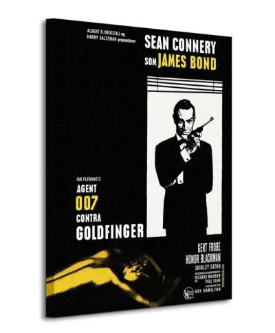 James Bond (Goldfinger - Window) - Obraz na płótnie