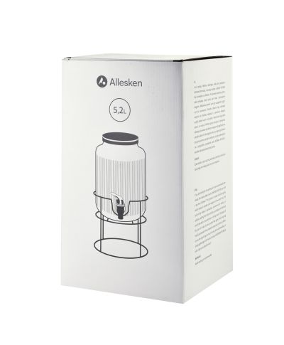 PAKIET 4sztuk Słoi z kranikiem 5,2L