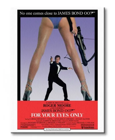 James Bond (For Your Eyes Only) - Obraz na płótnie