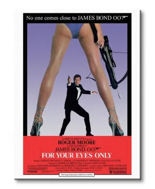 James Bond (For Your Eyes Only) - Obraz na płótnie