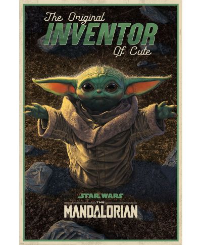 Star Wars The Mandalorian The Original Inventor of Cute - plakat