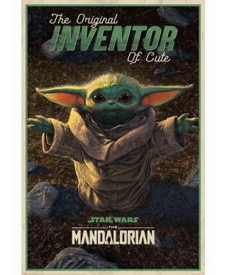 Star Wars The Mandalorian The Original Inventor of Cute - plakat
