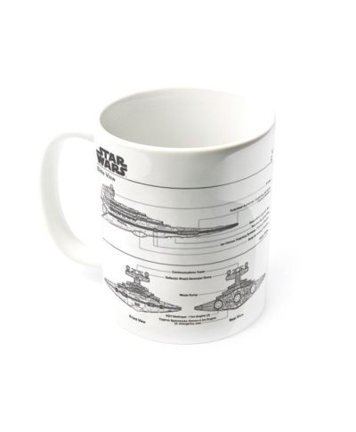 Star Wars Gwiezdne Wojny Star Destroyer Szkic - kubek