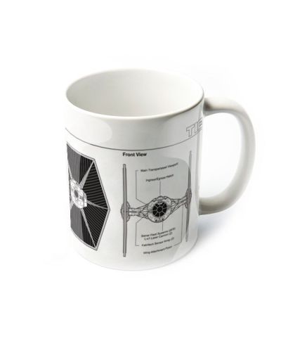 Star Wars Gwiezdne Wojny Myśliwiec TIE Szkic - kubek