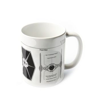 Star Wars Gwiezdne Wojny Myśliwiec TIE Szkic - kubek