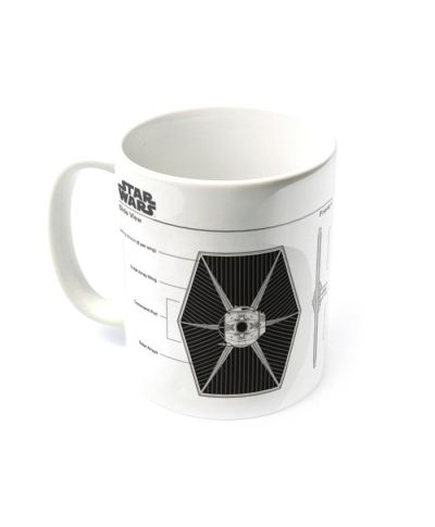 Star Wars Gwiezdne Wojny Myśliwiec TIE Szkic - kubek
