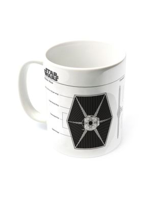 Star Wars Gwiezdne Wojny Myśliwiec TIE Szkic - kubek