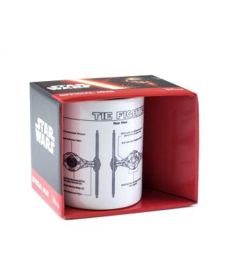 Star Wars Gwiezdne Wojny Myśliwiec TIE Szkic - kubek