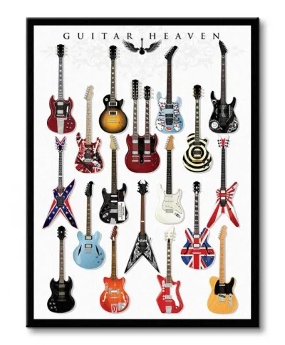 Guitar Heaven - Obraz na płótnie